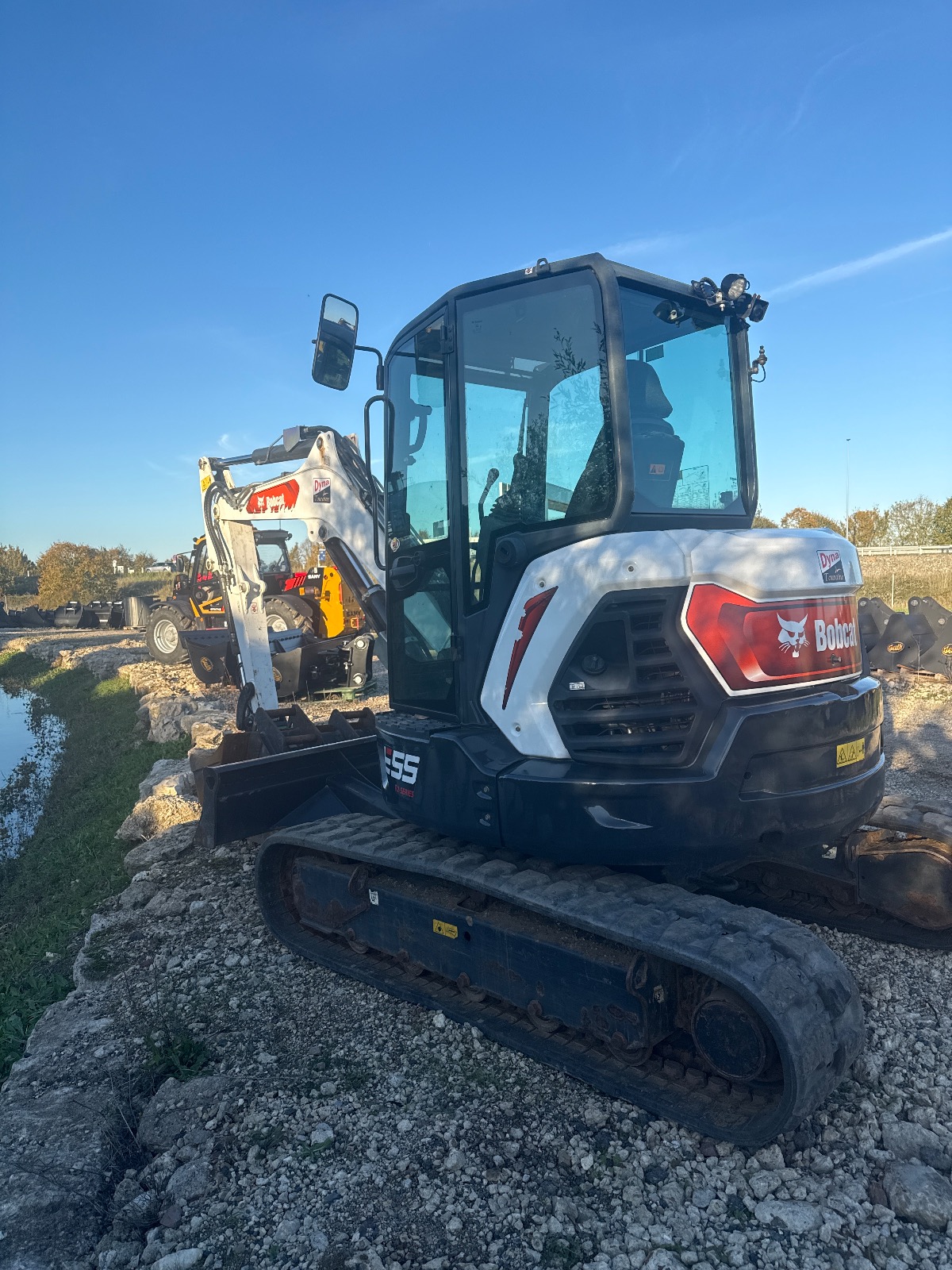 Bobcat · E55Z · Côté gauche