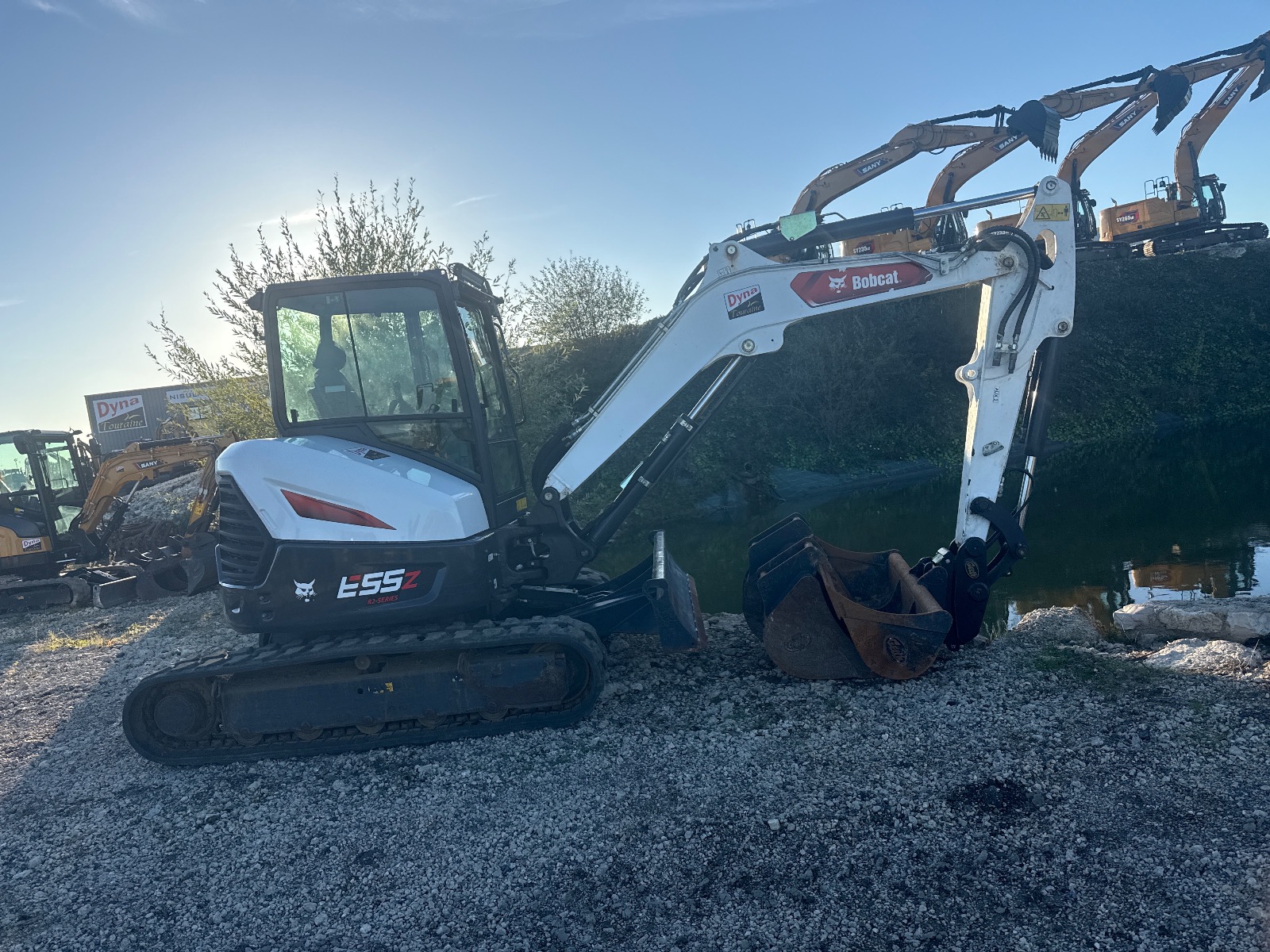 Bobcat · E55Z · Côté droit